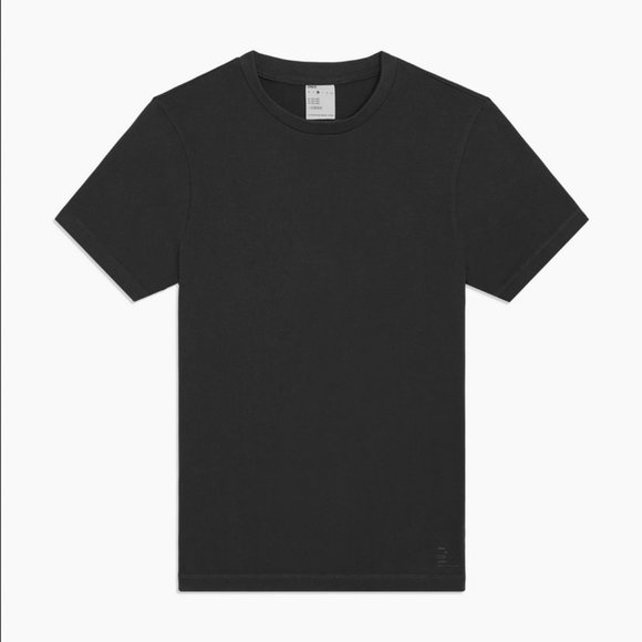 Onia Garment Dyed Jersey T-Shirt Short sleeve Black Size M - Picture 4 of 5